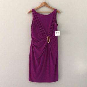 Anne Klein magenta dress